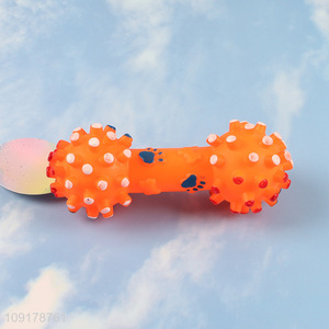 China Wholesale Dog Squeaky Toy Bone Shaped Dog Puppy Teething Toy