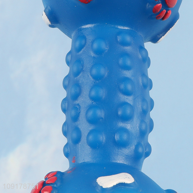 Factory Wholesale Bone Shaped Dog Chew Teething Toy Dog Squeaky Toy