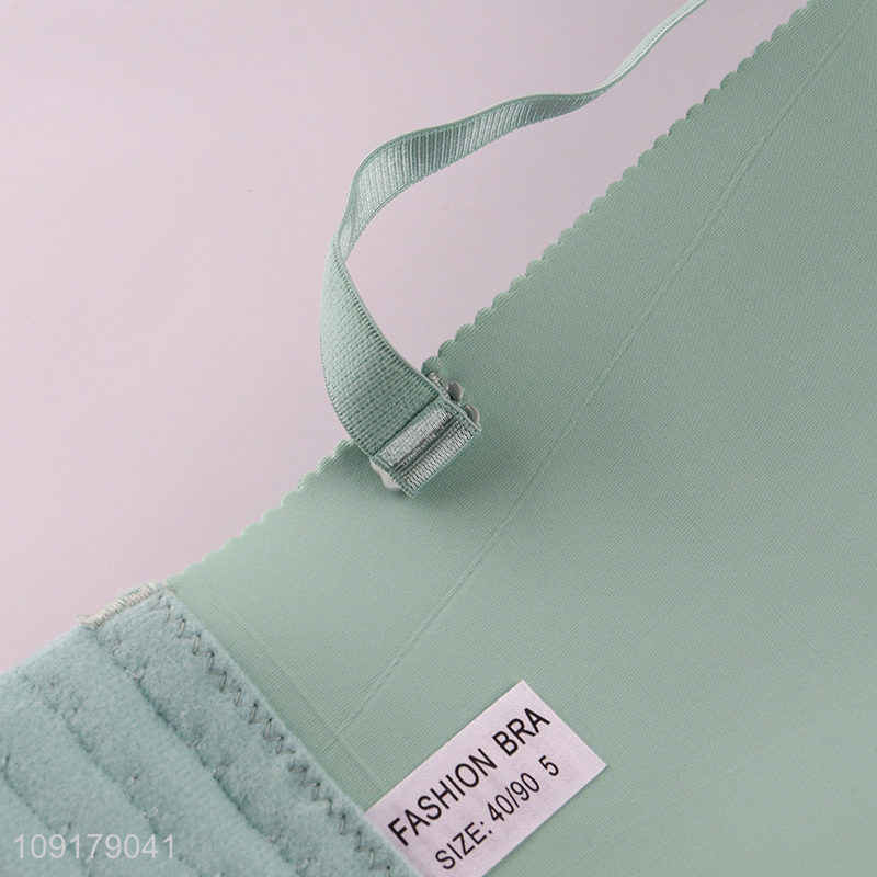 Most popular polyester adjustable breathable women's seamless bra for sale