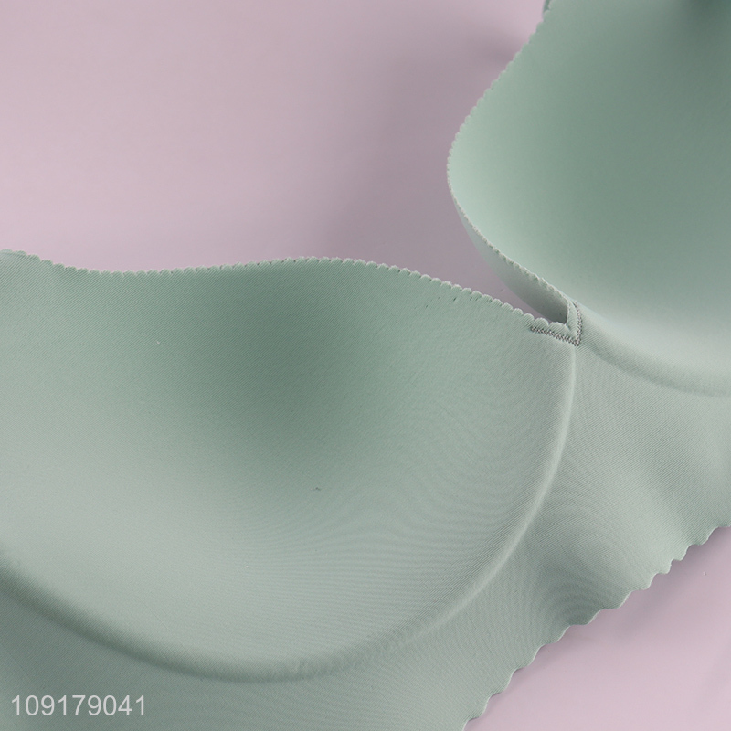 Most popular polyester adjustable breathable women's seamless bra for sale