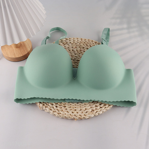 Most popular polyester adjustable breathable women's seamless bra for sale