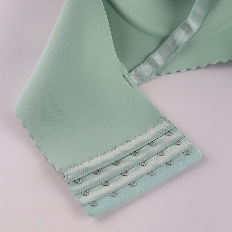 Most popular polyester adjustable breathable women's seamless bra for sale