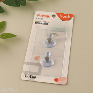 Hot selling 2pcs household paste strong sticky hook wall hook