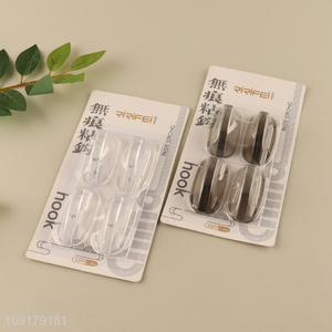Popular products 4pcs heavy duty sticky hook wall hook