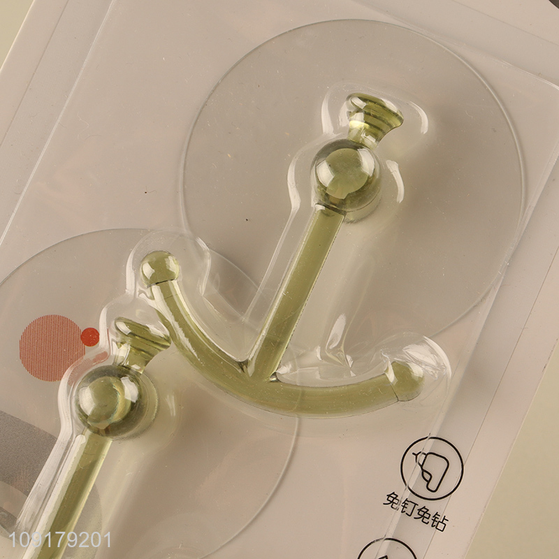 Yiwu market 2pcs creative sticky hook wall hook for sale
