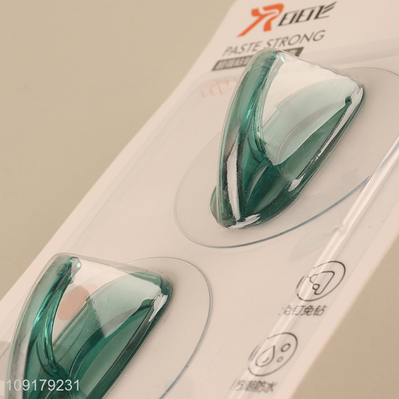 Top selling 2pcs simple sticky hook wall hook coat hook