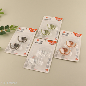 Good selling 2pcs traceless household sticky hook wall hook wholesale