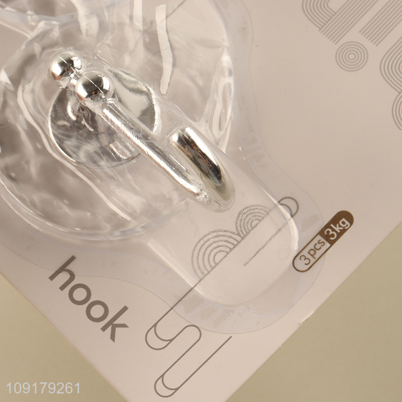 Top quality creative 2pcs heavy duty sticky hook wall hook