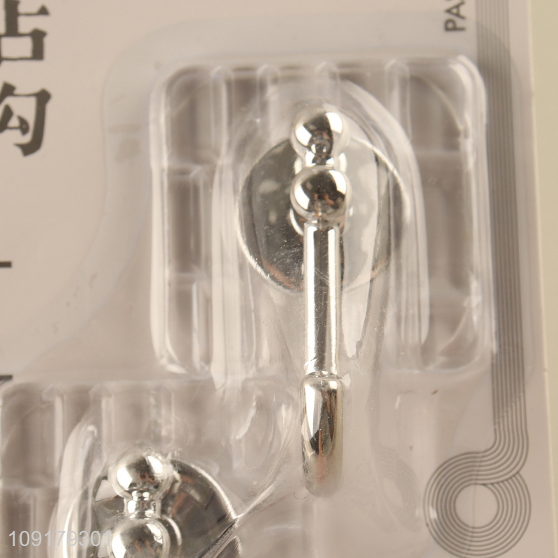 Factory price 2pcs heavy duty sticky hook wall hook set