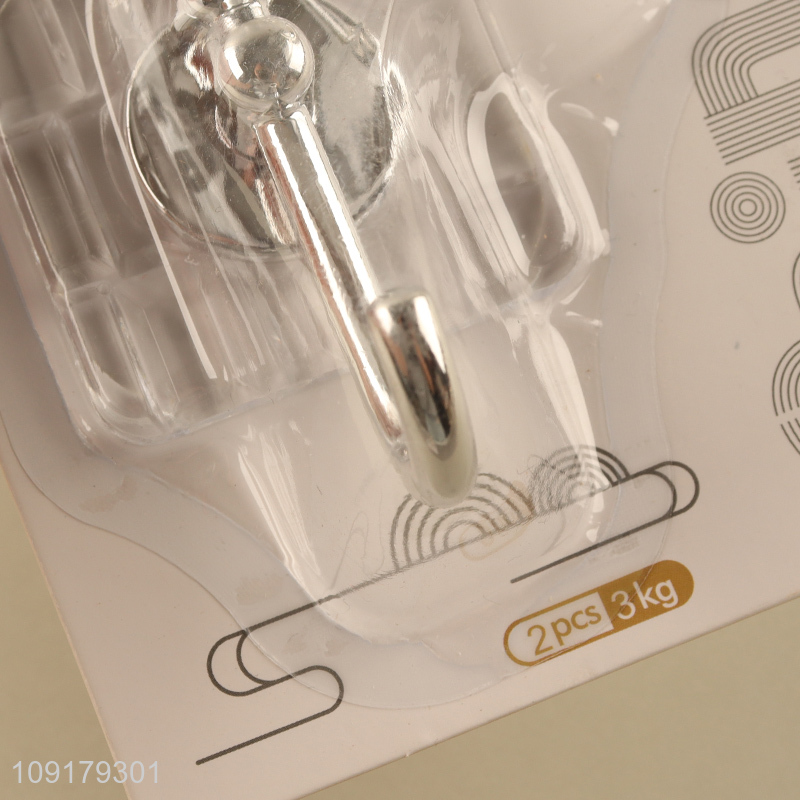 Factory price 2pcs heavy duty sticky hook wall hook set
