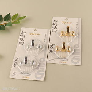 Good quality 2pcs household traceless sticky hook wall hook