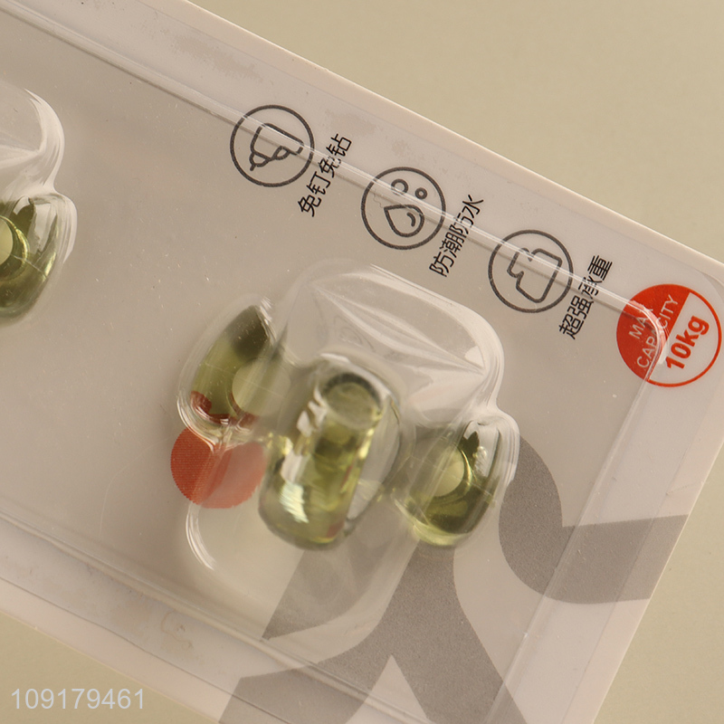 Hot items traceless elephant nose shape sticky hook wall hook