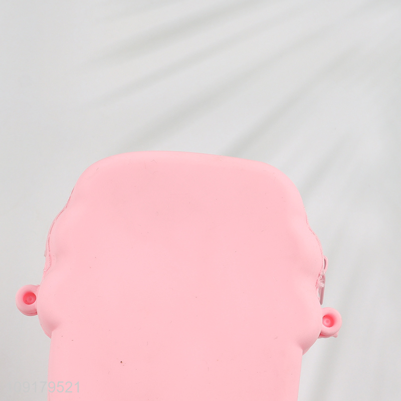 New Product Cute Ice Cream Pop It Silicone Coin Purse for Kids Girls