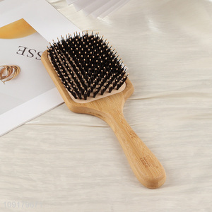 High Quality Bamboo Hair Brush Scalp Massage Comb for Men & Women