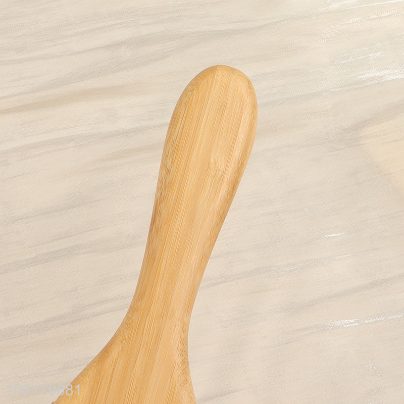 Wholesale Natural Bamboo Hair Brush Custom Logo Scalp Massage Comb