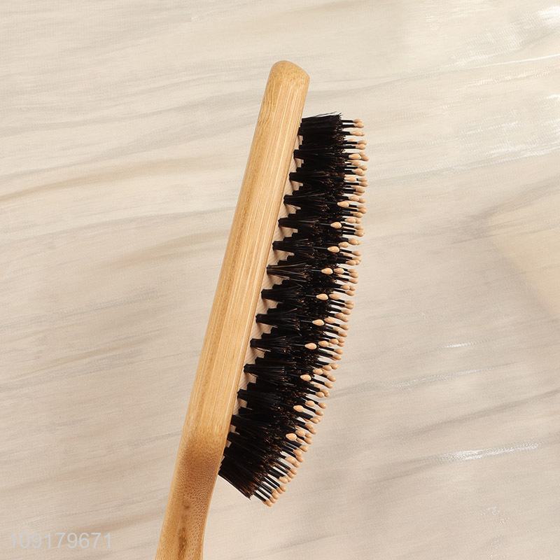 High Quality Bamboo Hair Brush Scalp Massage Comb for Men & Women
