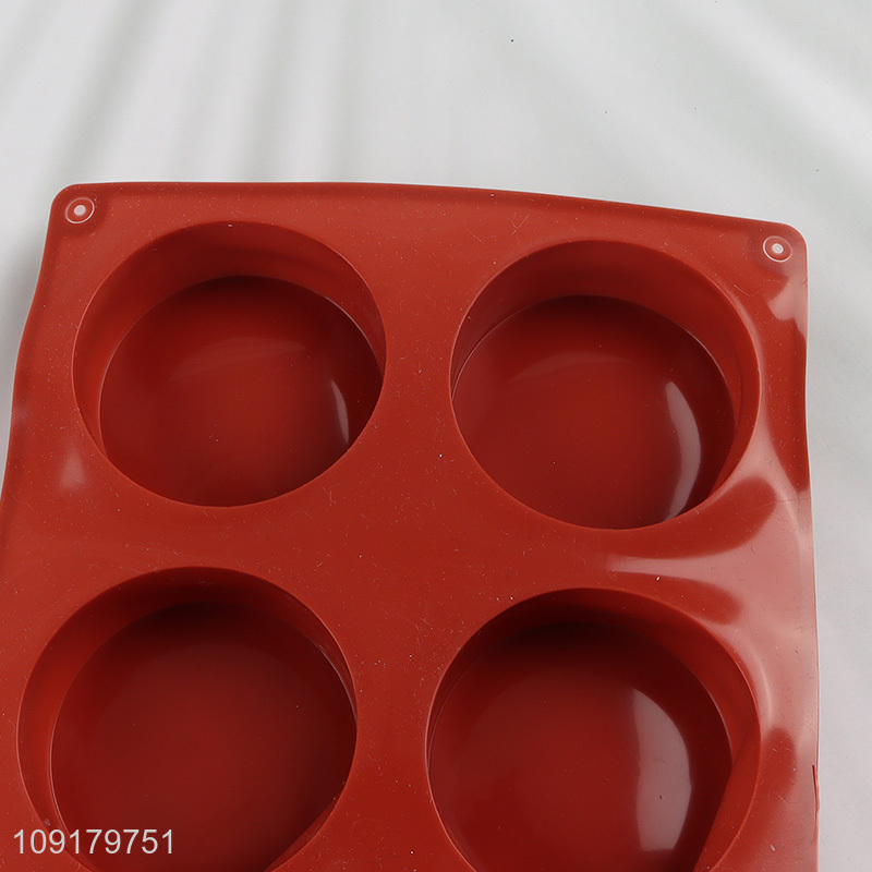 Hot Selling 6-Cavity Silicone Mold for Cake Chocolate Jello Pudding