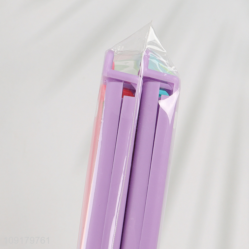 New Product 10 Pieces Colroful Plastic Sealing Clips Food Bag Clips