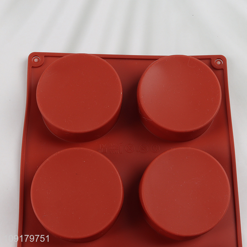 Hot Selling 6-Cavity Silicone Mold for Cake Chocolate Jello Pudding