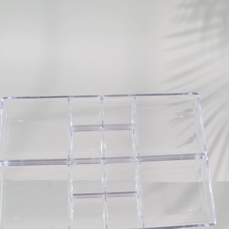 Factory Price Plastic Jewelry Storage Box Jewelry Organizer with Dividers