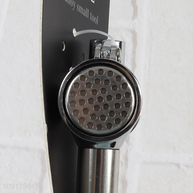 Online Wholesale Stainless Steel Garlic Press Heavy Duty Garlic Mincer