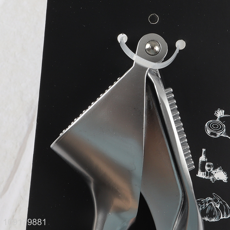 China Imports Stainless Steel Garlic Press Heavy Duty Garlic Mincer