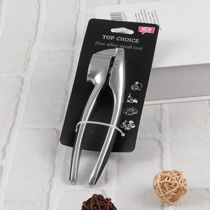 Factory Price Kitchen Gadgets Stainless Steel Manual Garlic Press
