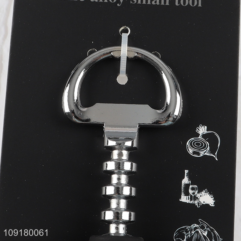 High Quality Stainless Steel Wing Corkscrew Wine Opener with Bottle Opener