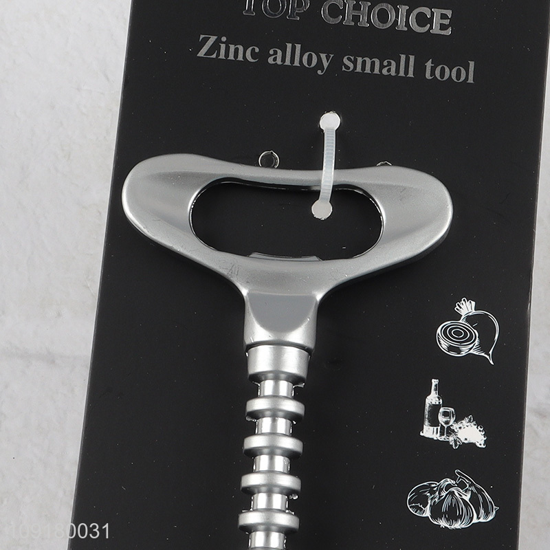 New Arrival Wing Corkscrew Stainless Steel Wine Opener with Bottle Opener