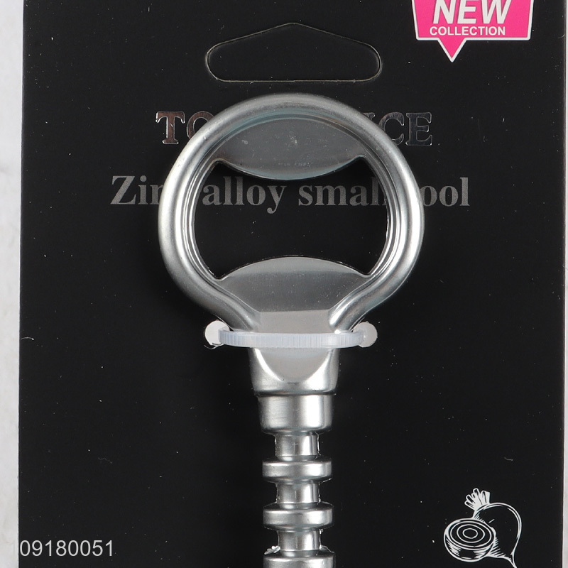 New Product Wine Opener Stainless Steel Wing Corkscrew with Bottle Opener