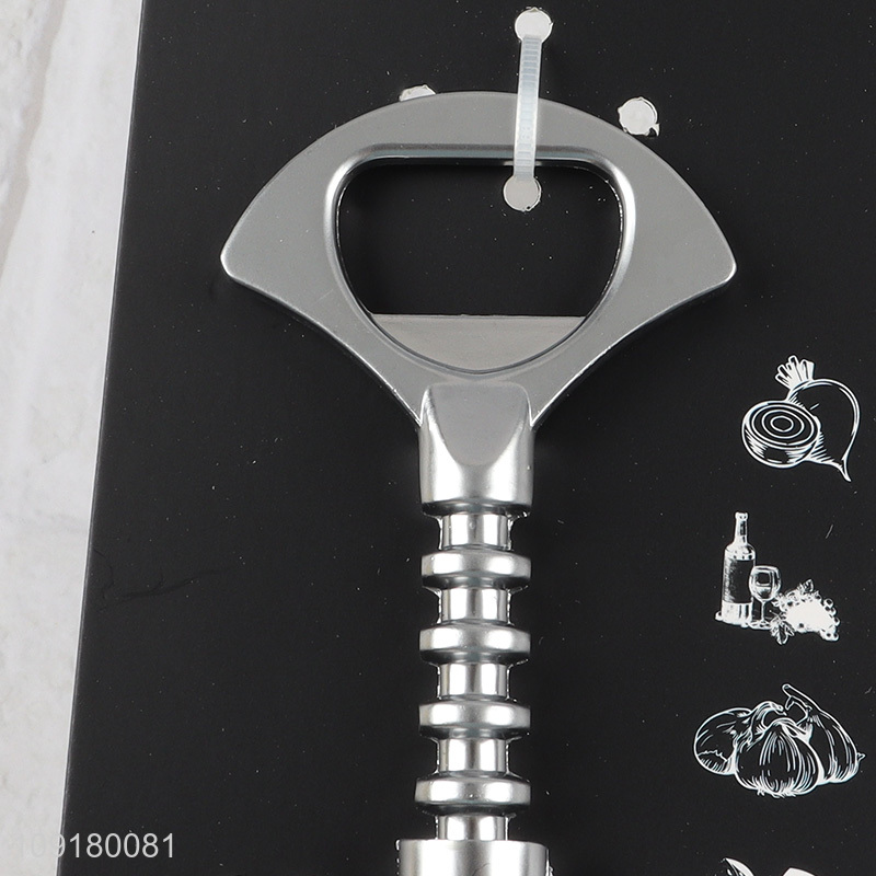 China Imports Multi-Function Stainless Steel Manual Wing Corkscrew Bottle Opener