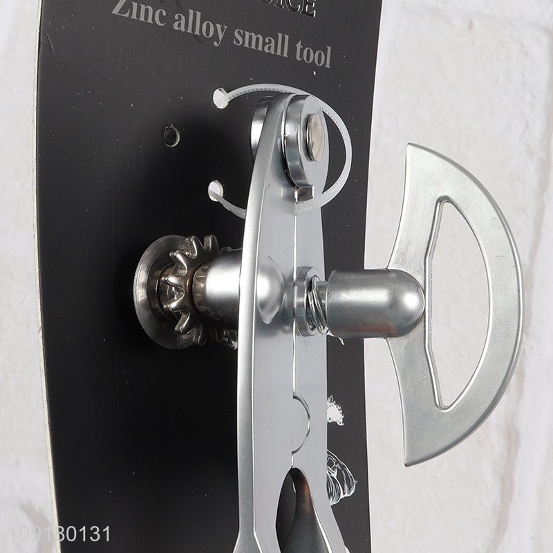 Wholesale Stainless Steel Manual Can Opener with Sharp Blade & Comfort Grip