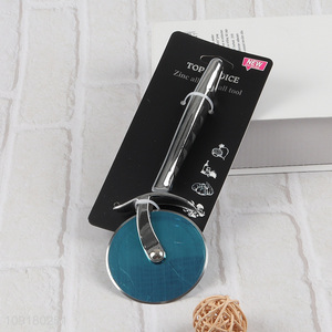 Good Quality Stainless Steel Pizza Cutter Wheel with Non-Slip Handle