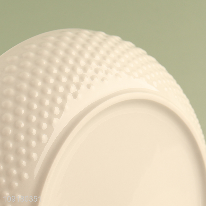 Top selling round ceramic tableware plate dinner plate wholesale