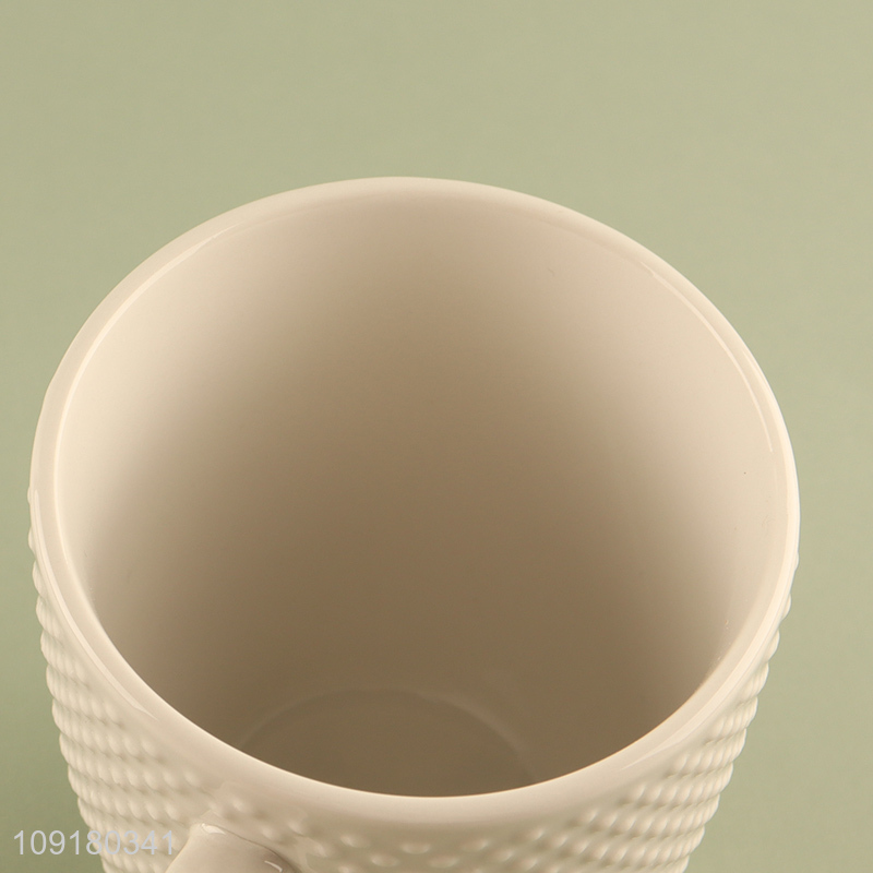 China products ceramic water cup drinking cup with handle
