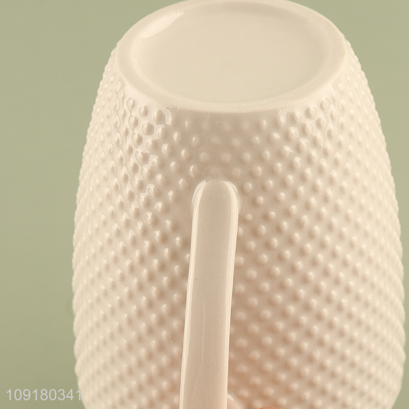 China products ceramic water cup drinking cup with handle
