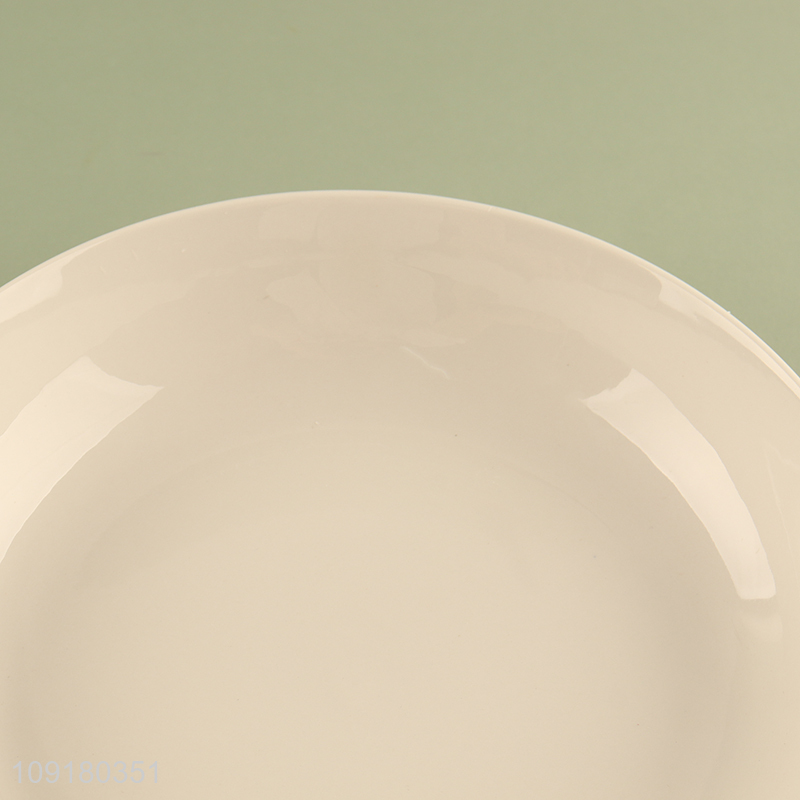 Top selling round ceramic tableware plate dinner plate wholesale