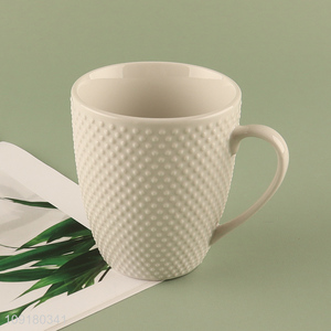 China products ceramic water cup drinking cup with handle