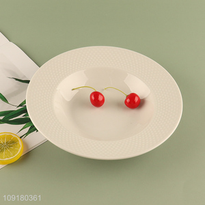 China factory round ceramic home restaurant tableware plate