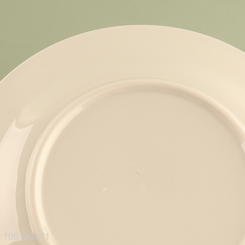 Top products round ceramic tableware plate dinner plate