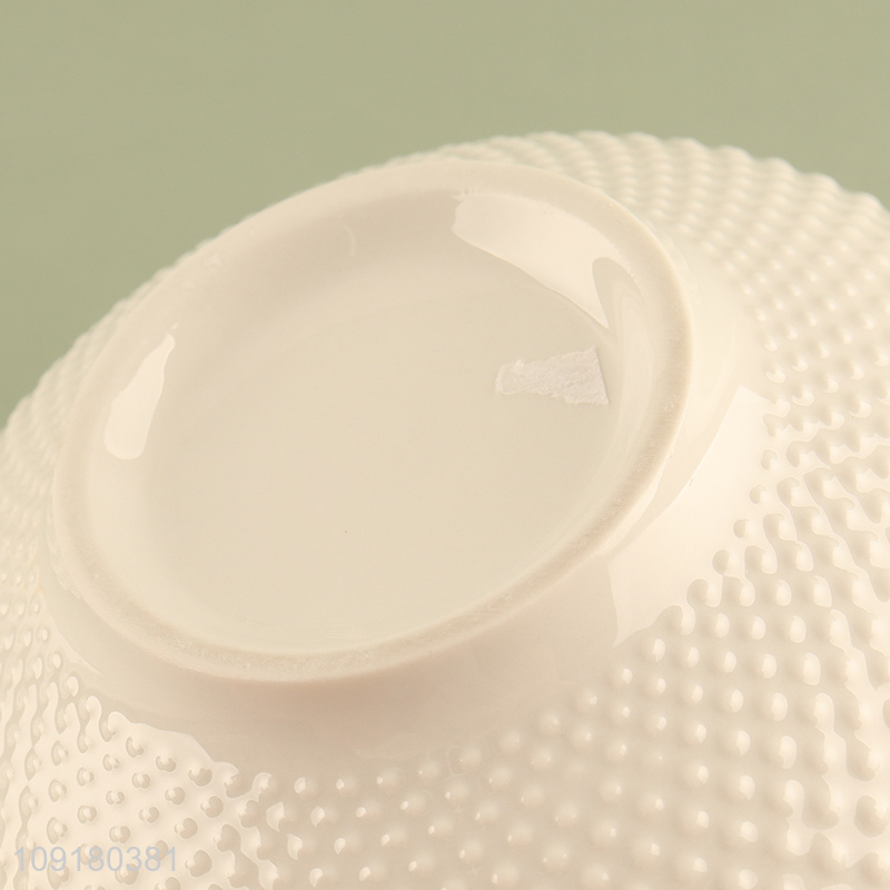 Top quality round ceramic tableware bowl for home restaurant