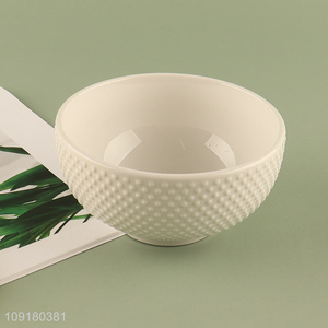 Top quality round ceramic tableware bowl for home restaurant
