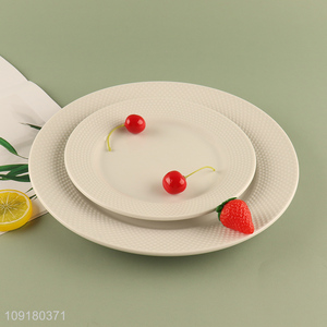 Top products round ceramic tableware plate dinner plate