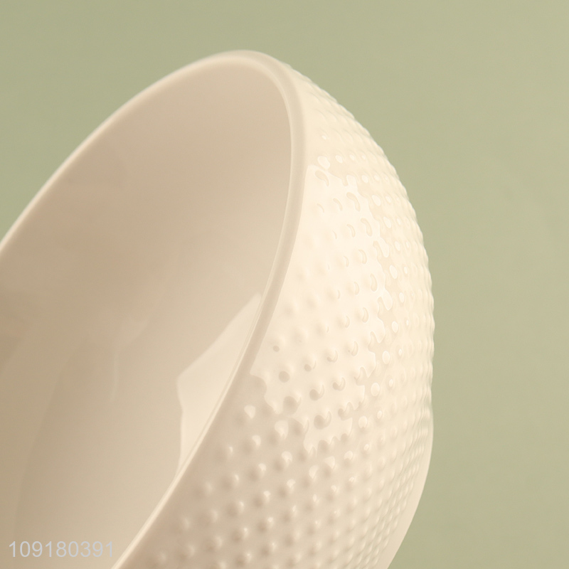 Top sale home restaurant ceramic round tableware bowl wholesale