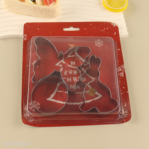 Good quality 3pcs cookies mold cookies cutter set for sale