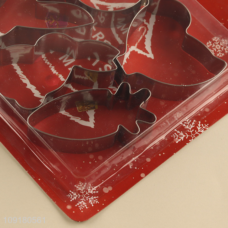 Low price 5pcs iron cookies mold cookies cutter set