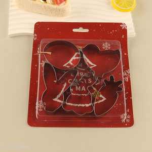 Low price 5pcs iron cookies mold cookies cutter set