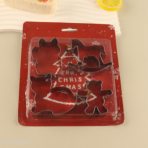 China wholesale 4pcs animal series cookies mold cookies cutter