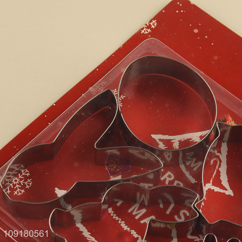 Low price 5pcs iron cookies mold cookies cutter set