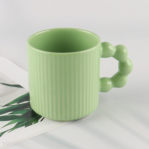 Most popular green ceramic cup water cup drinking cup
